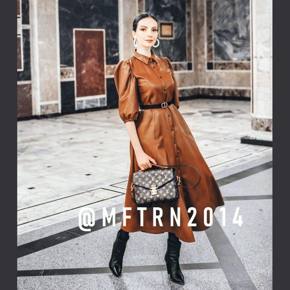 Zara Dresses & Skirts - ZARA Midi Dress with Balloon Sleeves